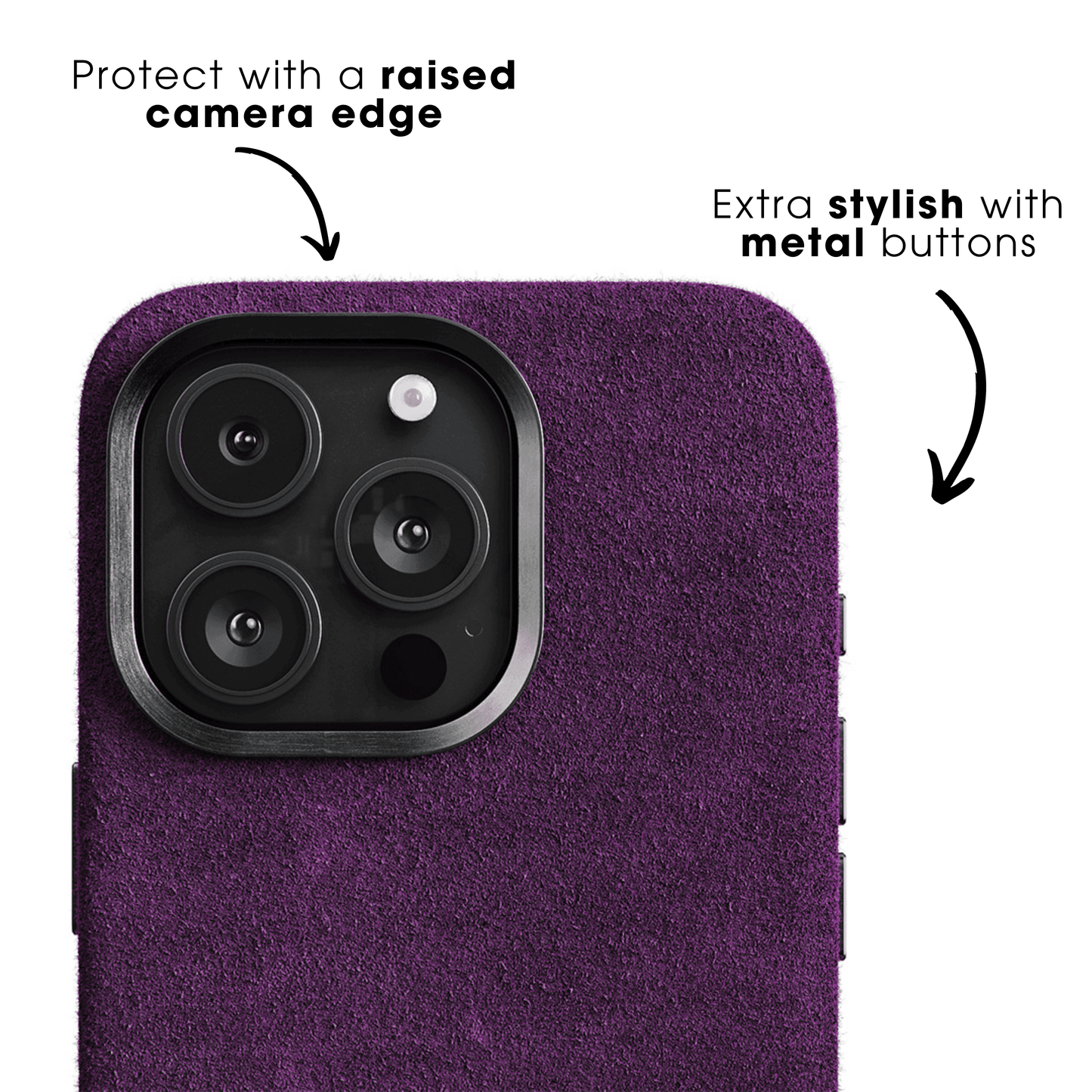 iPhone 16 Pro Max - Alcantara Case - Purple Haze