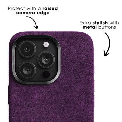 iPhone 16 Pro Max - Alcantara Case - Purple Haze