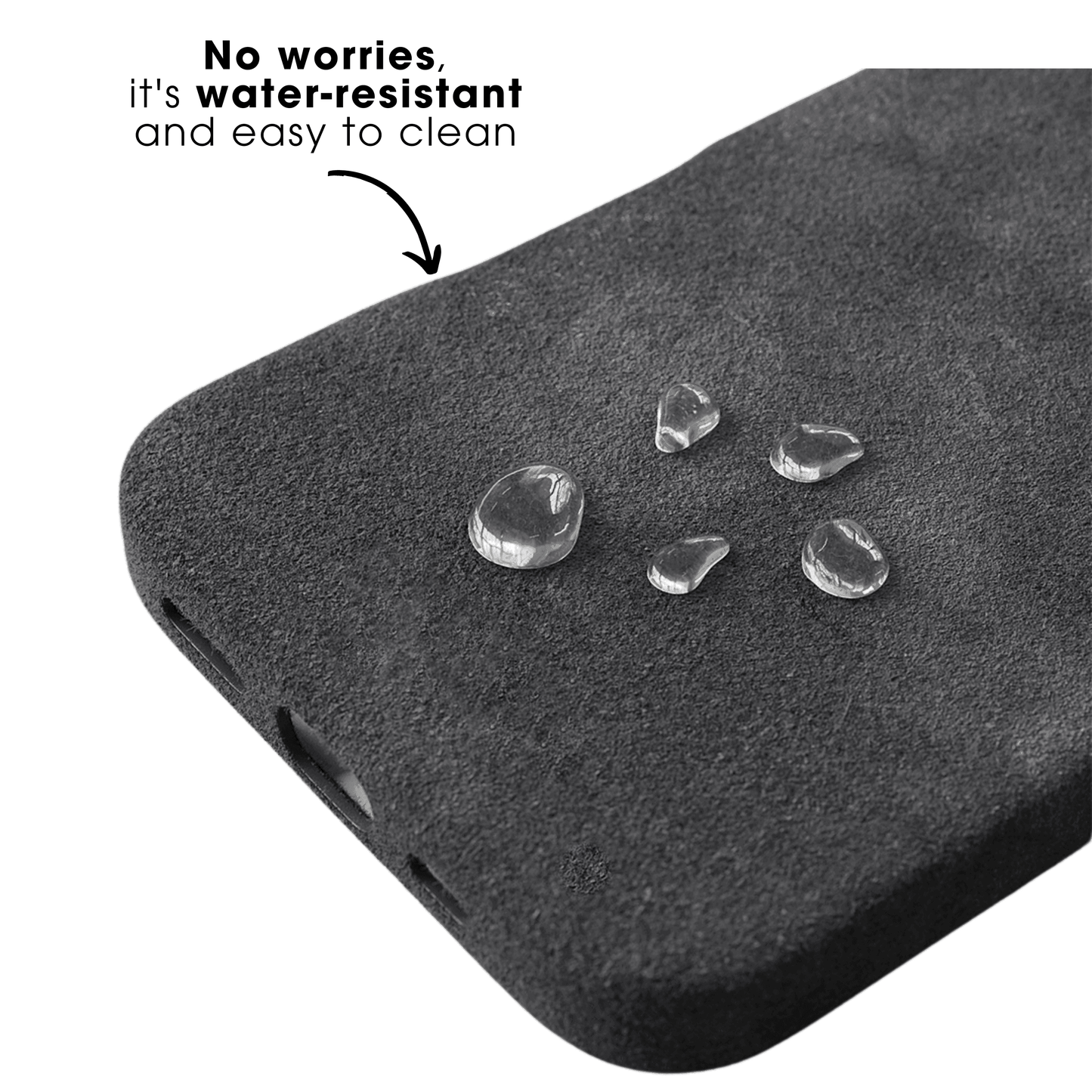 iPhone 16 Pro Max - Alcantara Case - Midnight Black