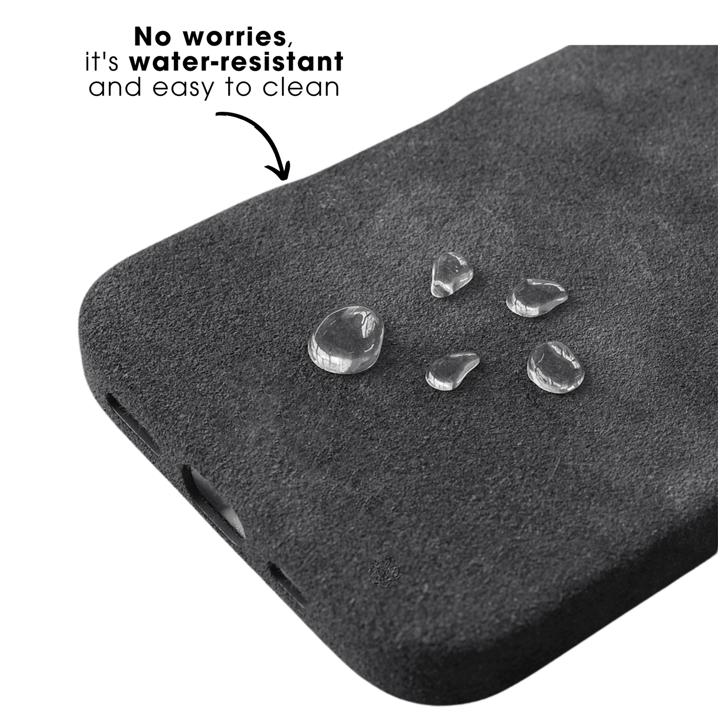iPhone 16 Pro Max - Alcantara Case - Midnight Black