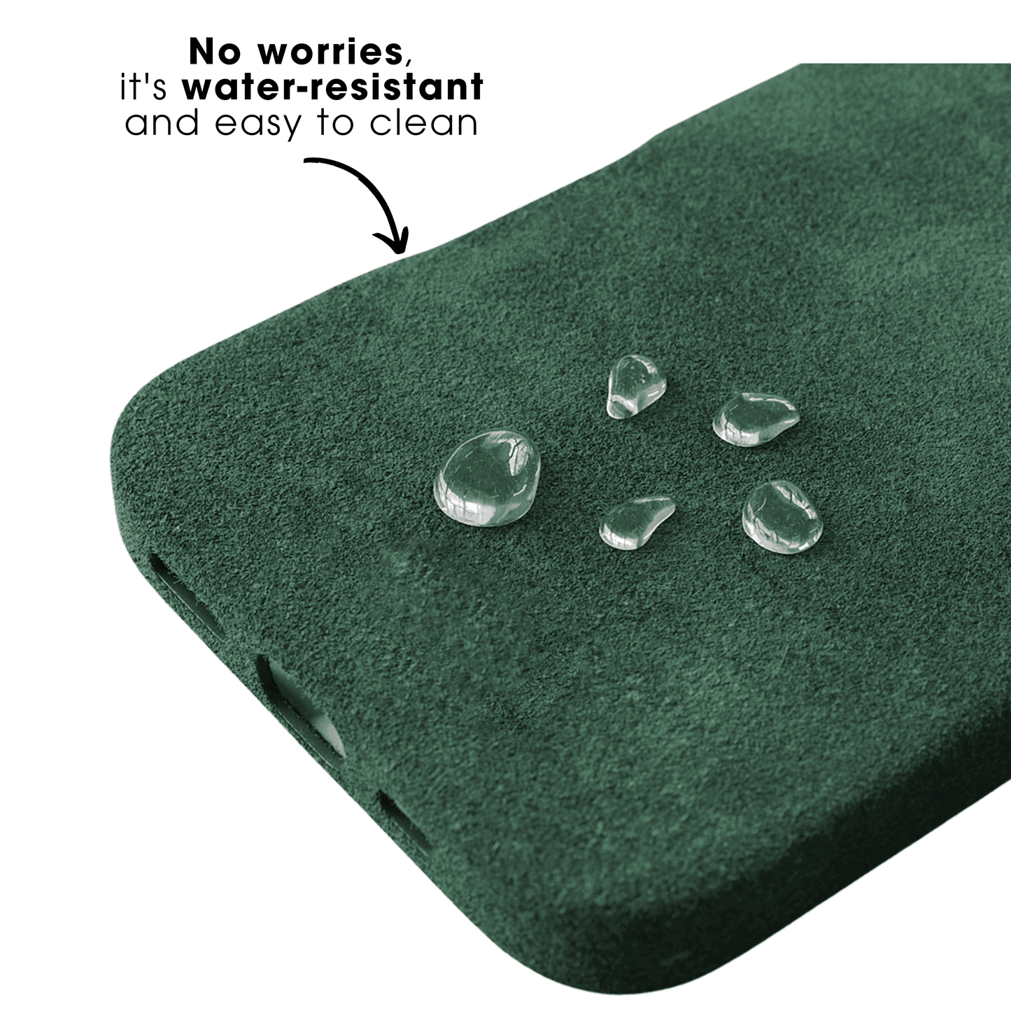 iPhone 16 Pro Max - Alcantara Case- Eclipse Green