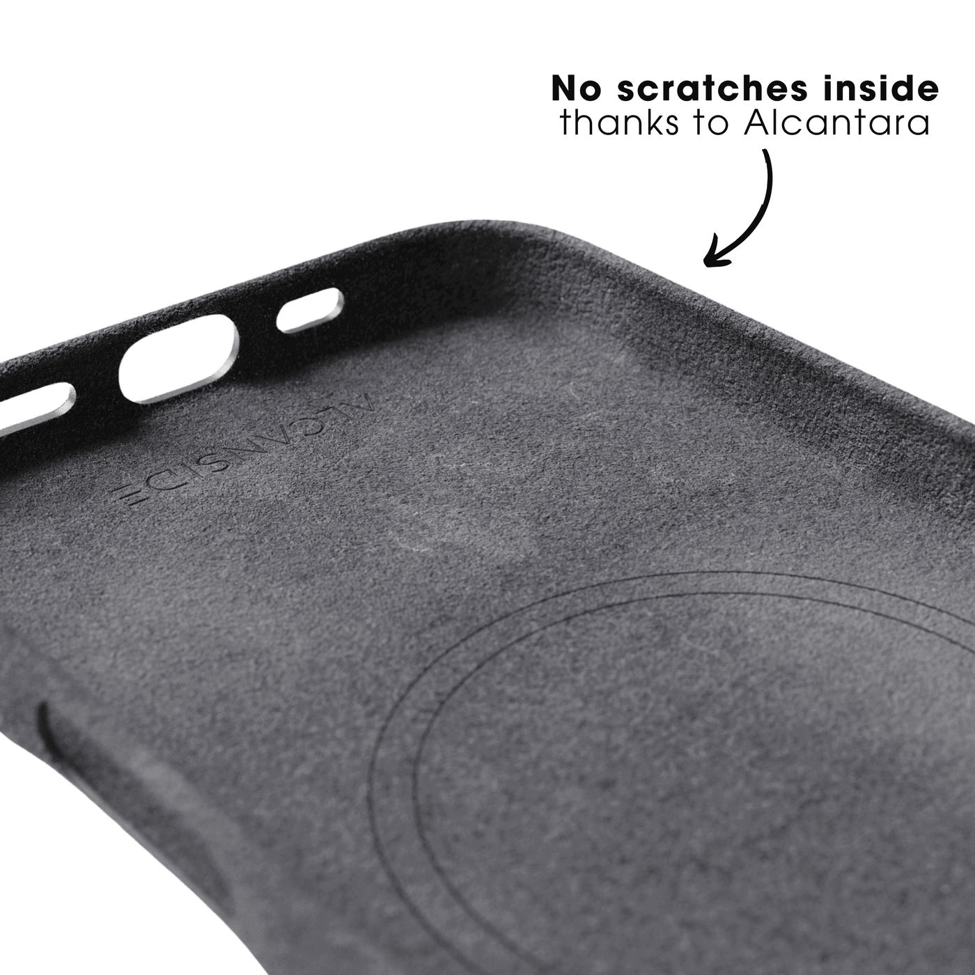 iPhone 16 Pro Max - Alcantara Case - Midnight Black