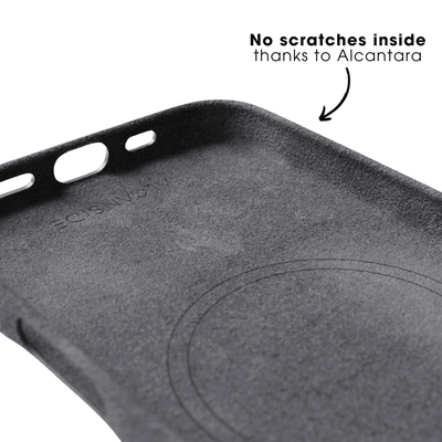 iPhone 16 Pro Max - Alcantara Case - Midnight Black