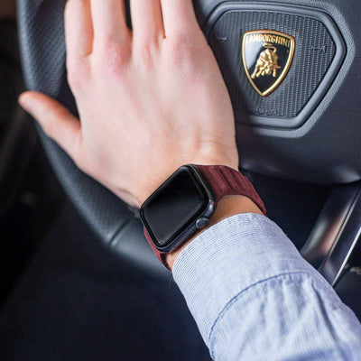 Alcantara Apple Watch Band - Purple Haze