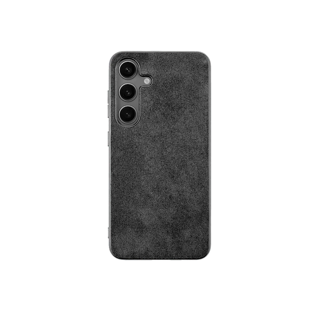 Samsung Galaxy S24 - Alcantara Back Cover - Space Grey