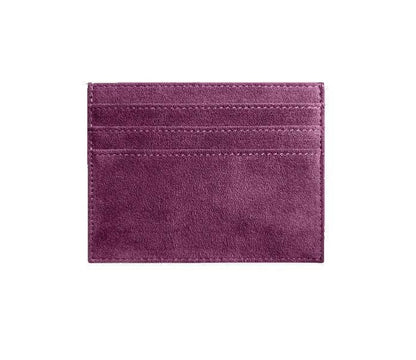 Alcantara Card Wallet - Midnight Black
