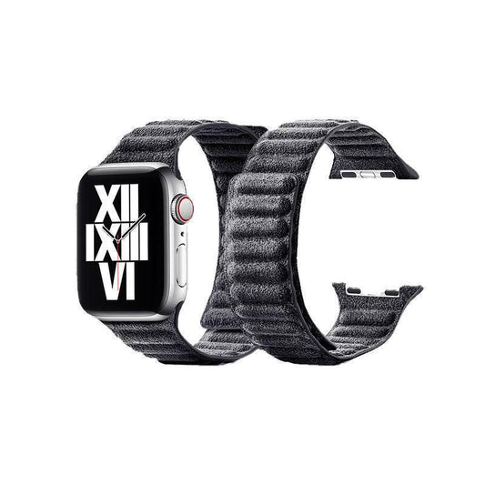 Alcantara Apple Watch Band - Midnight Black