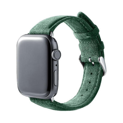 Alcantara Apple Watch Band With Buckle - Orange