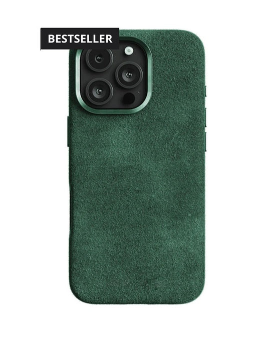 iPhone 16 Pro Max - Alcantara Case- Eclipse Green