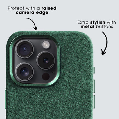 iPhone 13 Pro Max - Alcantara Case - Eclipse Green