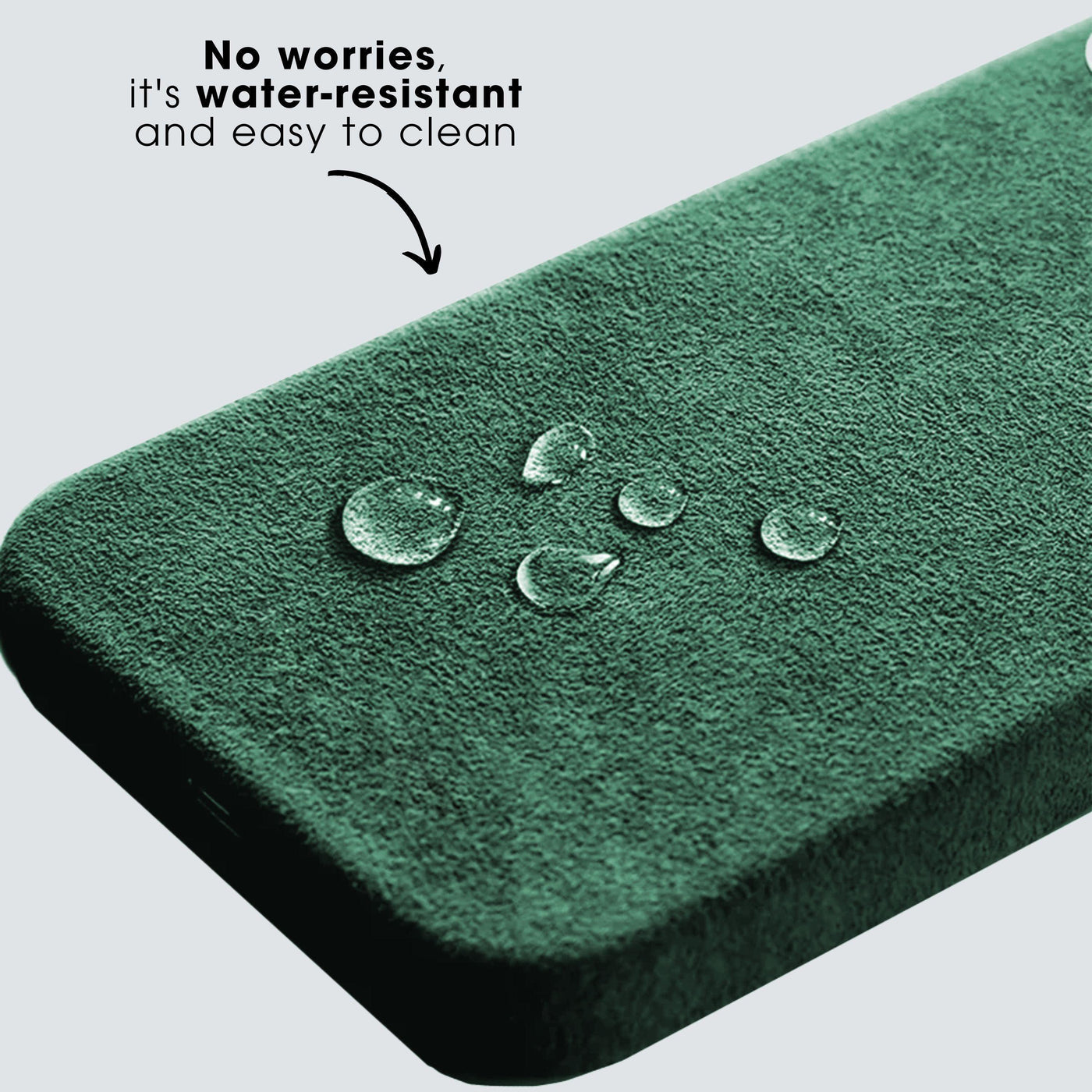 iPhone 15 Pro - Alcantara Case - Eclipse Green
