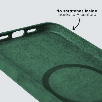 iPhone 13 Pro Max - Alcantara Case - Eclipse Green