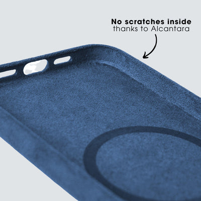 iPhone 15 Pro - Alcantara Case - Deep Ocean