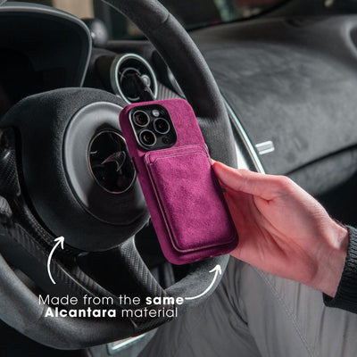 iPhone 15 Pro Max - Alcantara Case - Purple Haze