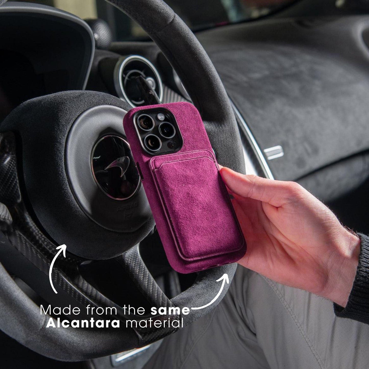 iPhone 16 Pro Max - Alcantara Case - Purple Haze