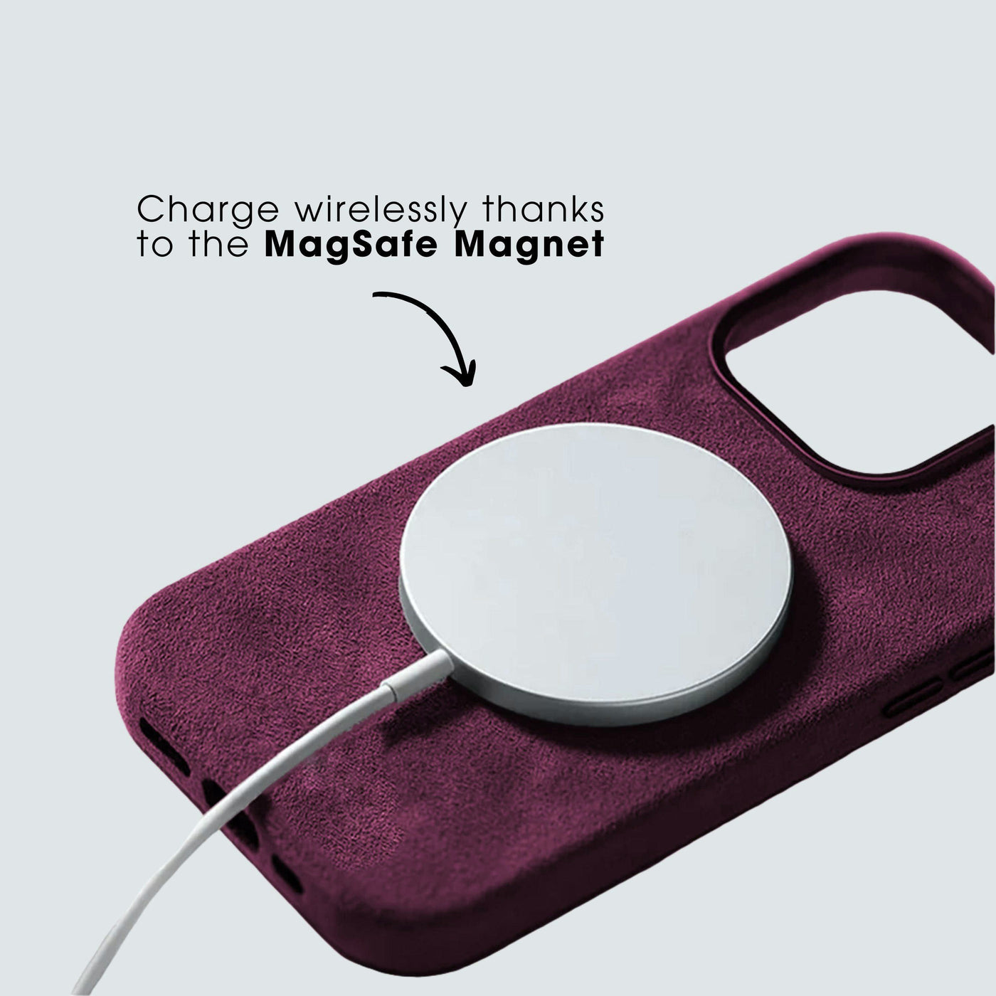 iPhone 15 Pro Max - Alcantara Case - Purple Haze
