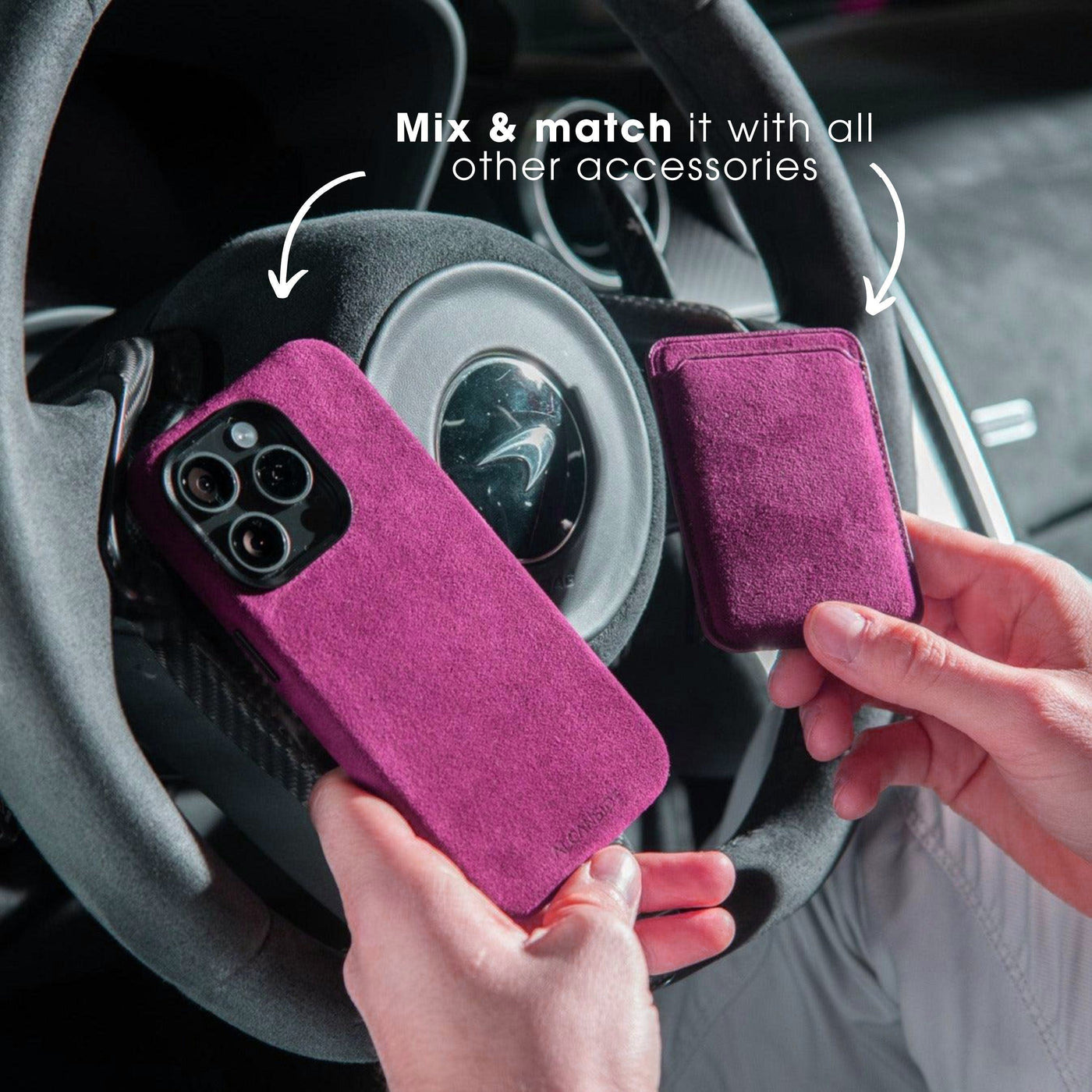 iPhone 15 Pro Max - Alcantara Case - Purple Haze