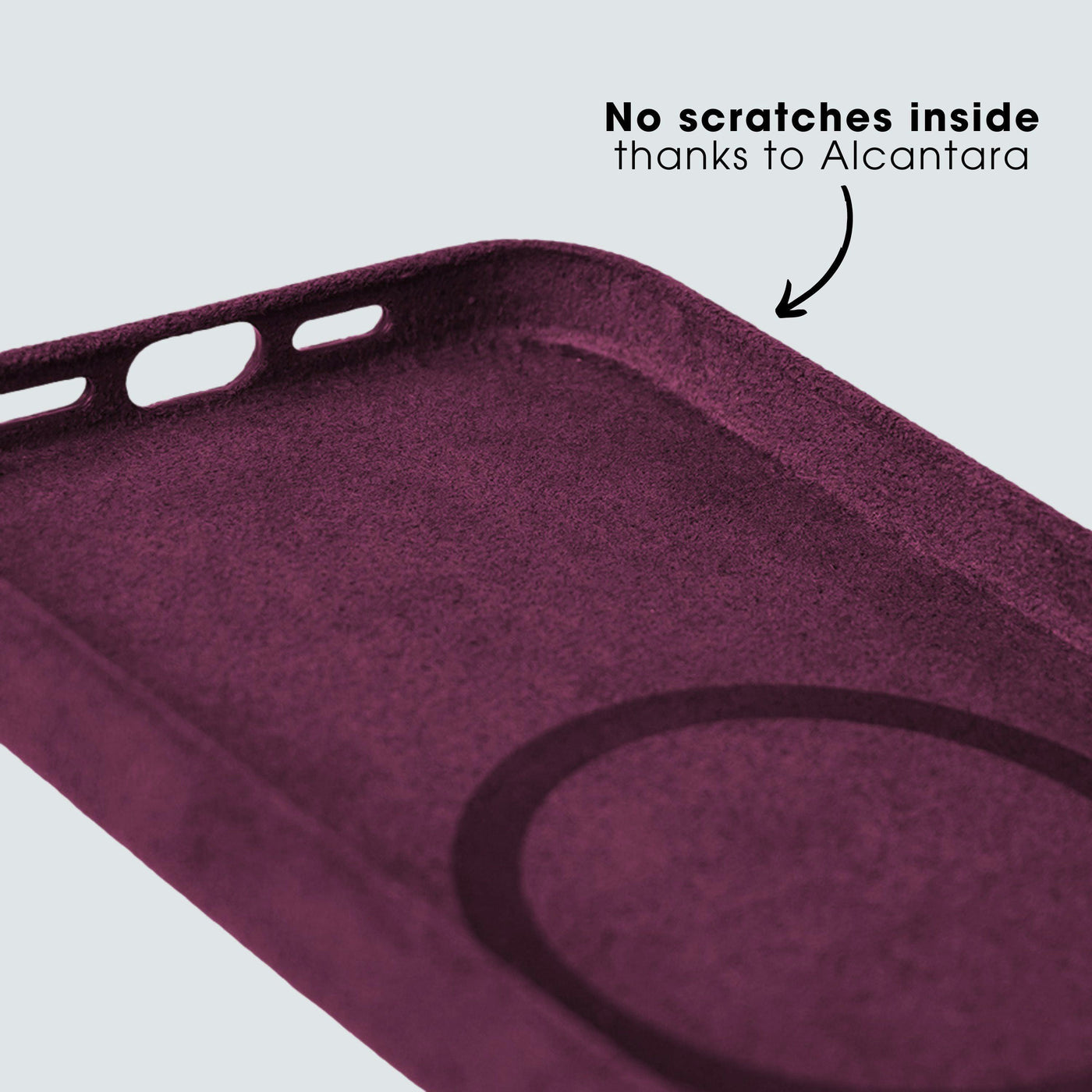 iPhone 15 Pro Max - Alcantara Case - Purple Haze