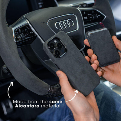 iPhone 15 Pro Max - Alcantara Case - Midnight Black