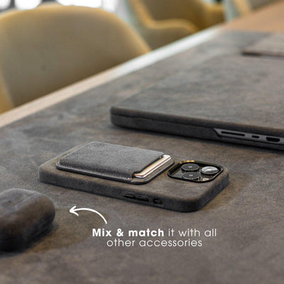 iPhone 15 Pro Max - Alcantara Case - Midnight Black