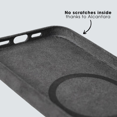 iPhone 15 Pro Max - Alcantara Case - Midnight Black