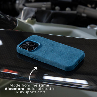 iPhone 16 Pro Max - Alcantara Case - Deep Ocean